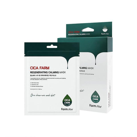 [Farmstay] Cica Farm Regenerating Calming Mask 25ml*10pcs 