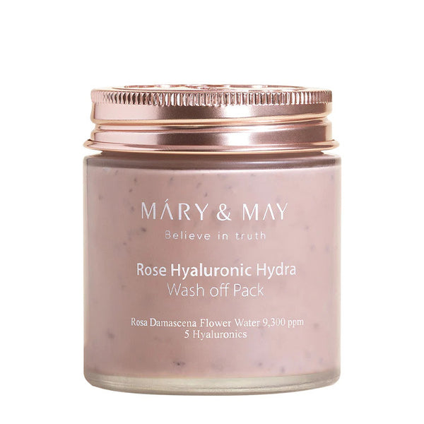 [MARY&MAY] Rose Hyaluronic Hydra Wash Off Pack 125g 1