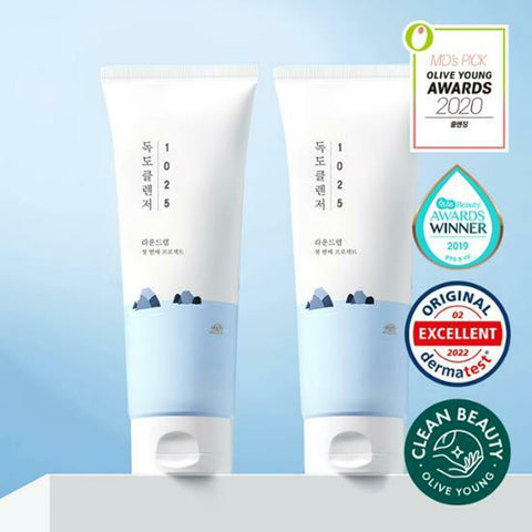 ROUND LAB 1025 Dokdo Cleanser 200mL Double Pack 