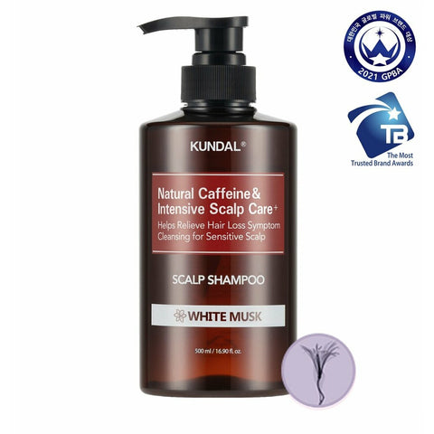 KUNDAL Natural Caffeine & Intensive Scalp Care+ Scalp Shampoo 500mL 1 out of 4 options 