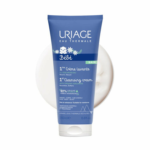 URIAGE Bebe 1st Cleansing Cream 200mL (Baby Cleanser) 