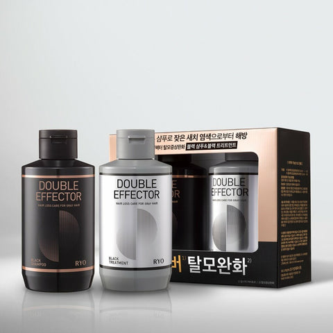 Ryo Double Effector Black Shampoo 110mL+Treatment 110mL Special Set 