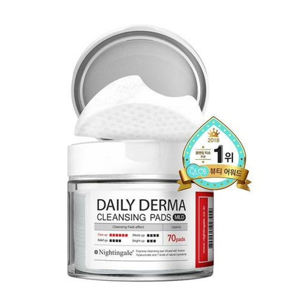 Nightingale Daily Derma Cleansing Pads Mild 70 Sheets 1