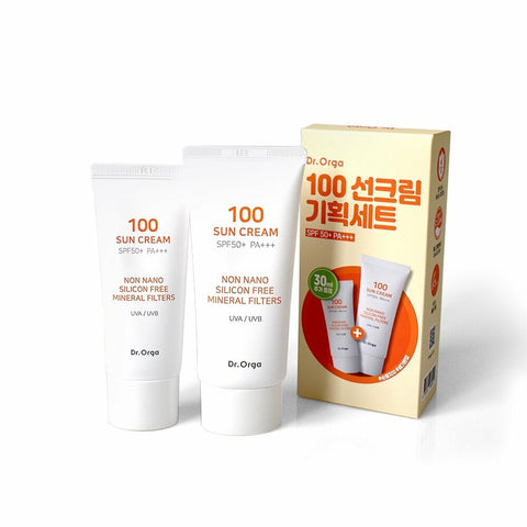 Dr. Orga 100 Sun Cream 50mL + 30mL Special Offer 