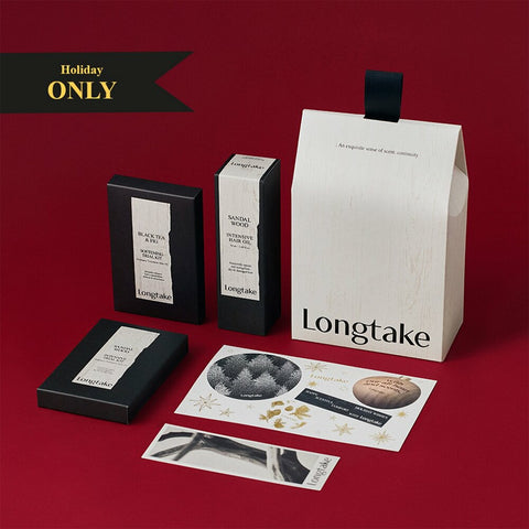 [Limited Set] Longtake Sandalwood Intensive Hair Oil Holiday Set 