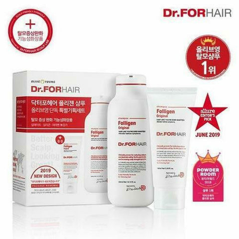 Dr.FORHAIR Folligen Shampoo 300ml + 100ml Special Set 
