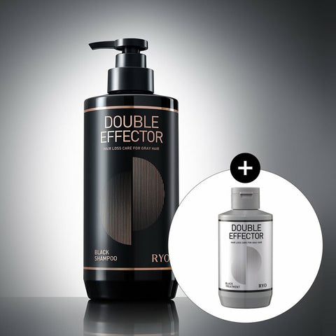 Ryo Double Effector Black Shampoo 321mL+Treatment 110mL Set 
