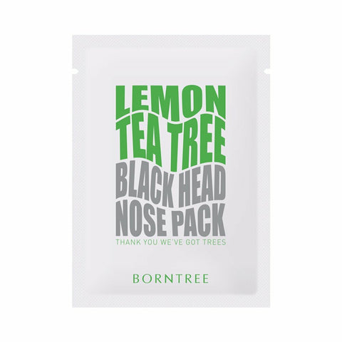 BORNTREE Lemon Tea Tree Blackhead Nose Pack 10ea 