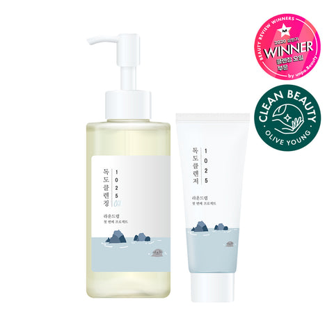 Round Lab 1025 Dokdo Cleansing Oil 200 ml special deal (free Dokdo Cleanser 40 ml)_new 