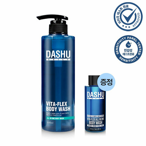 Dashu Daily Vita-Flex All In One Body Wash 500mL (+Body Wash 50mL) 