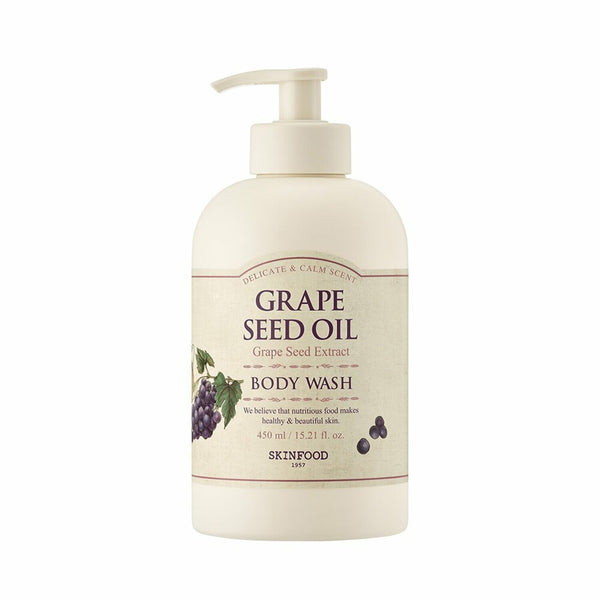 [NEW] SKINFOOD Grape Seed Oil Body Wash / Lotion 450mL 2