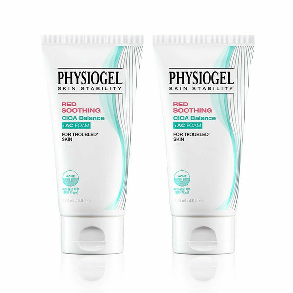 PHYSIOGEL Red Soothing Cica Balance +AC Foam Cleanser 120mL 1+1 Special Set 1