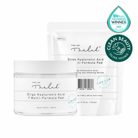 THE LAB by blanc doux Oligo Hyaluronic Acid 7 Multi-Formula Pad 60 Pads Refill Special Offer 