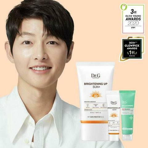 Dr.G Brightening Up Sun+ Special Set SPF50 + 2021 NEW (50ml + 10ml + Soothing Foam 10ml) 