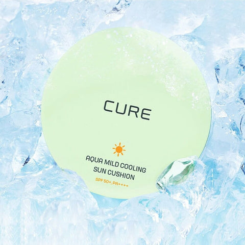 Cure Aqua Mild Cooling Sun Cushion Special Set 25g + Refill 