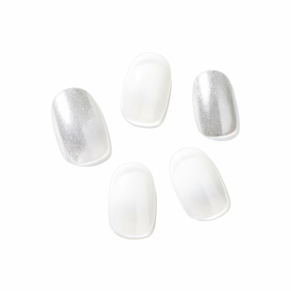 Keepu Custom Nail Kit Mirror Powder Urban Snow-Silver (NO LED Lamp required) 2