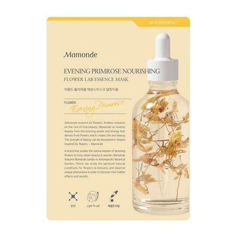Mamonde Evening Primrose Nourishing Flower Lab Essence Mask Sheet 1 Sheet 