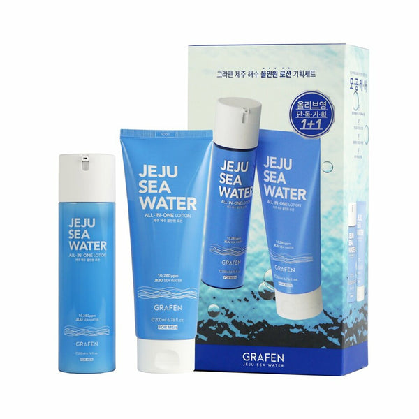 GRAFEN Jeju Sea Water All-in-One Lotion 1+1 Special Set (200mL+200mL) 4