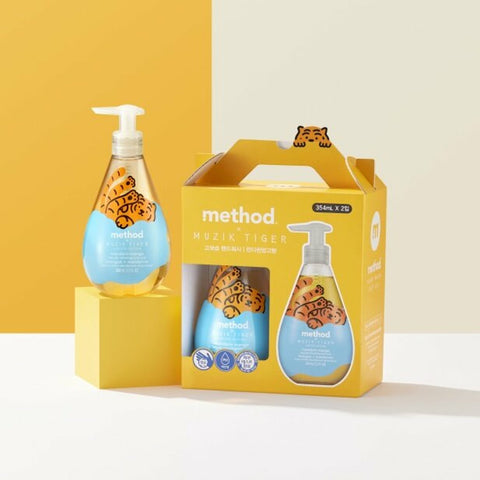 Method X MUZIK TIGER Limited Edition Naturally Refreshing Hand Wash #Madarin Mango 354ml*2ea 