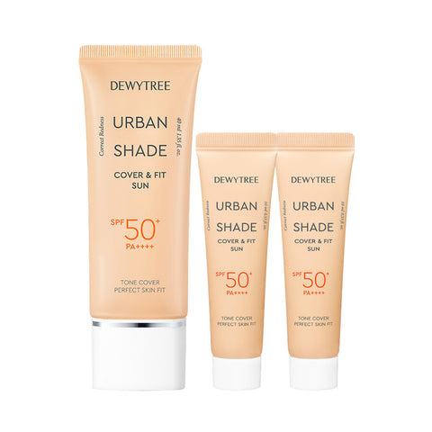 Dewytree Urban Shade Cover & Fit Sun Limited Special Set (Main Item 40mL+15mL+15mL) 