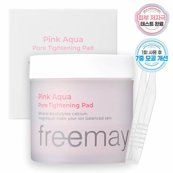 freemay Pink Aqua Pore Tightening Pad 70ea 1