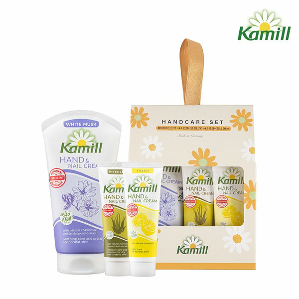 Kamill Hand & Nail Cream White Musk 75mL Special Set (Intensive 30mL + Fresh 30mL) 1