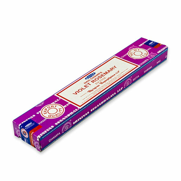 SATYA Violet Rosemary Incense Sticks 15g 1