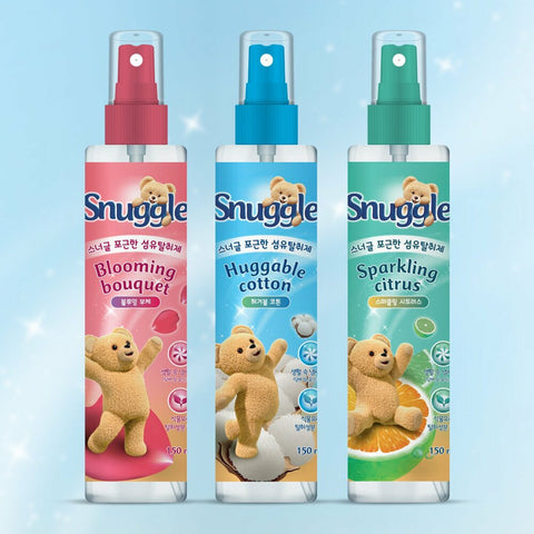 Snuggle Fabric Refresher 150mL (Huggable Cotton/Sparkling Citrus/Blooming Bouquet) 