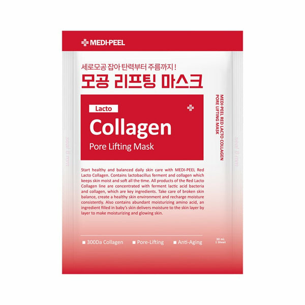 MEDI-PEEL Red Lacto Collagen Pore Lifting Mask Sheet 1ea 1