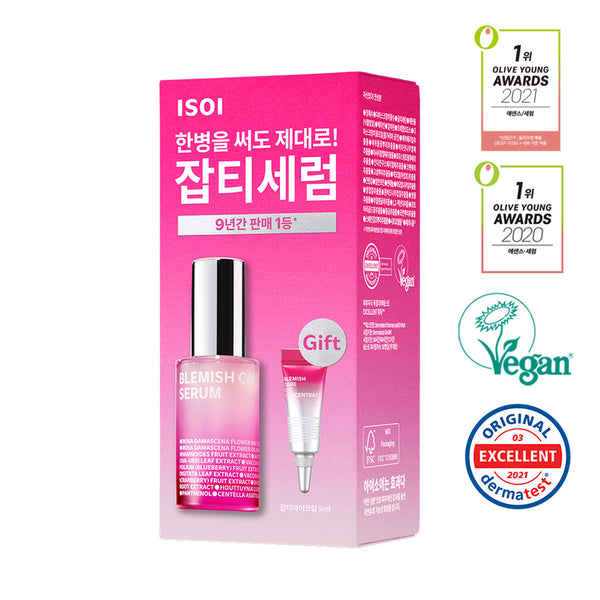 isoi Blemish Care Serum UP 30mL Special Set (+Eye Cream 5mL) 2