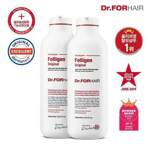 Dr.FORHAIR Folligen Original Shampoo 500ml x 2-Pack 2