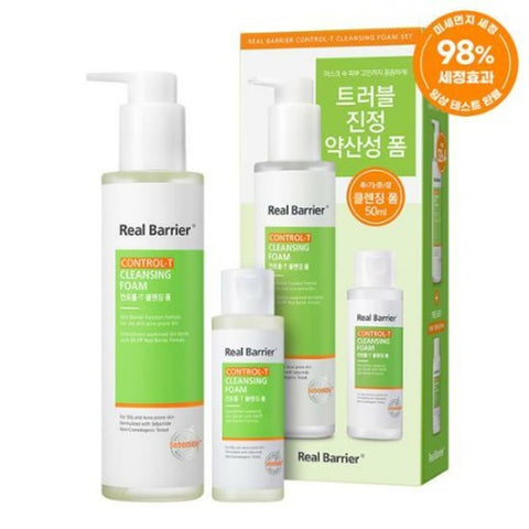 Real Barrier Control-T Cleansing Foam 190ml Special Set 