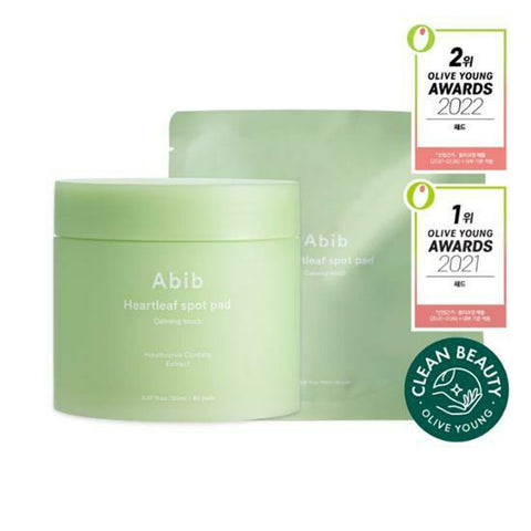 ★2022 Awards★ Abib Heartleaf Spot Pad Calming Touch 80ea Set (80+80 Pads) 