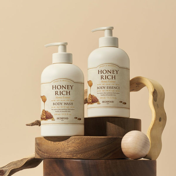 [NEW] SKINFOOD Honey Rich Body Wash / Lotion 450mL 1