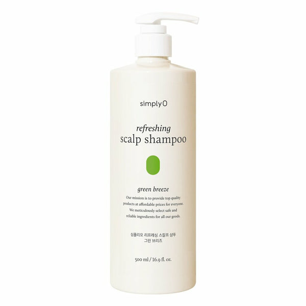 simply O Refreshing Scalp Shampoo #Green Breeze 500mL 2