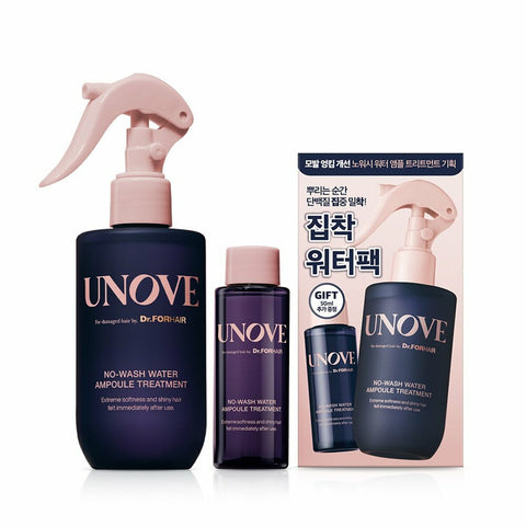UNOVE No Wash Water Ampoule Treatment 200mL+50mL Special Set 