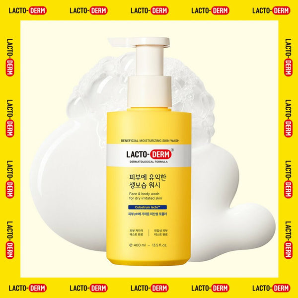 LACTO-DERM Beneficial Moisturizing Skin Wash 400mL 2