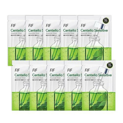 FIF Centella Sensitive Ampoule Mask Sheet 10 Sheets 