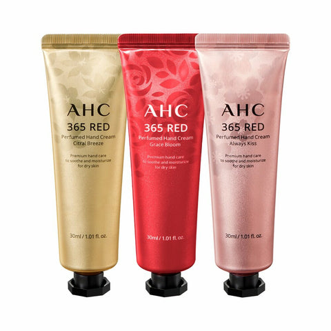 AHC 365 Red Perfumed Hand Cream Special Set 