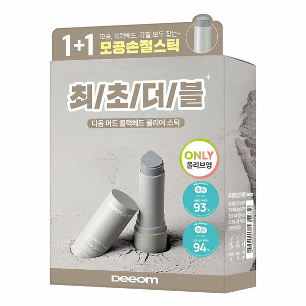 Deeom Mud Blackhead Clear Stick 1+1 Double Pack 1