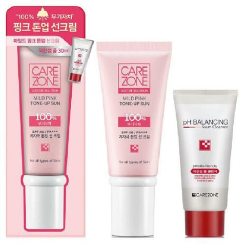 CARE ZONE Doctor Solution Mild Pink Tone Up Sun Special Set 