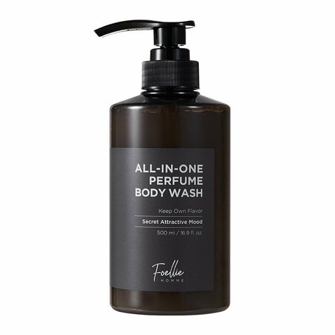 Foellie Homme All In One 4 In 1 Perfume Body Wash 500mL 