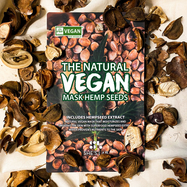 The Natural Vegan Hemp Seeds Mask Sheet 2