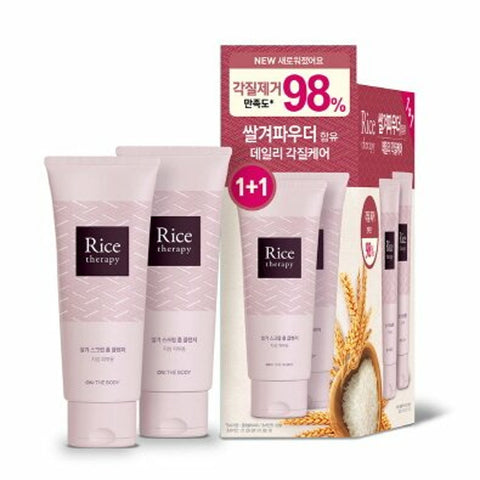 ON: THE BODY Rice Therapy Rice Brand Scrub Foam Cleanser 150mL 1+1 Special Set 