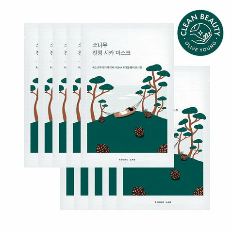 ROUND LAB Pine Tree Soothing Cica Mask Sheet 10ea 