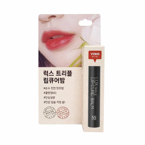 Natural Shine Lux-Triple Lip Cure Balm 5g #Venus 