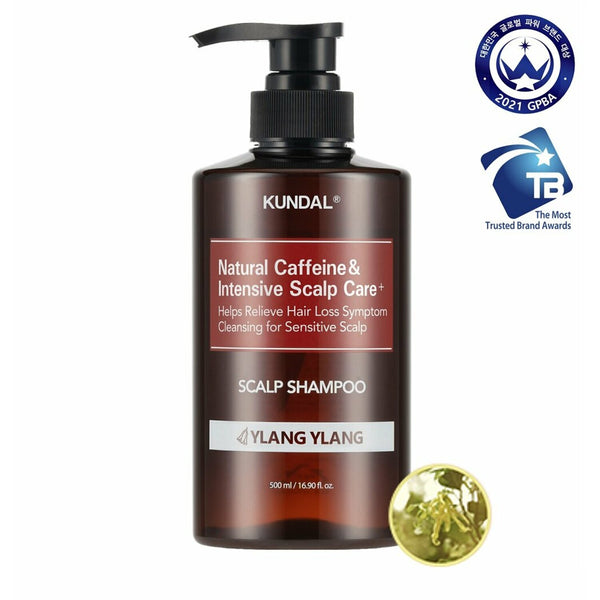 KUNDAL Natural Caffeine & Intensive Scalp Care+ Scalp Shampoo 500mL 1 out of 4 options 3