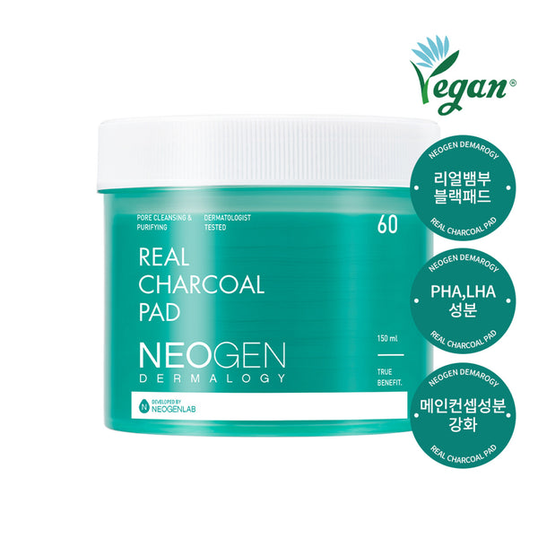 Neogen Dermalogy Real Charcoal Pad 60 Sheets 2