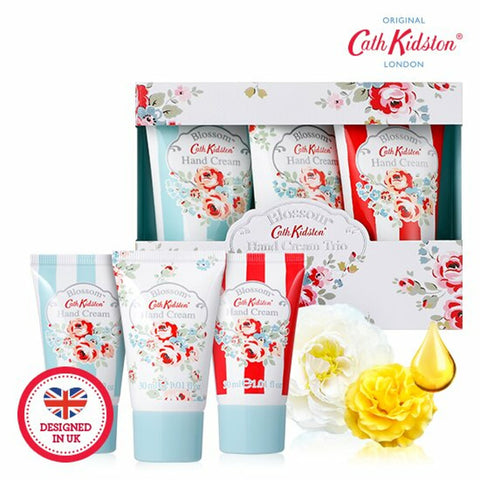 Cath Kidston Perfumed Hand Cream Trio Blossom 30ml x 3 