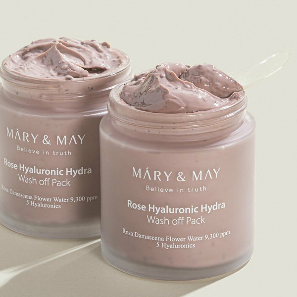 MARY&MAY Rose Hyaluronic Hydra Wash Off Pack 125g 3